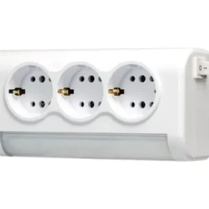 Lampa LED sa 3 priključnice + utikač